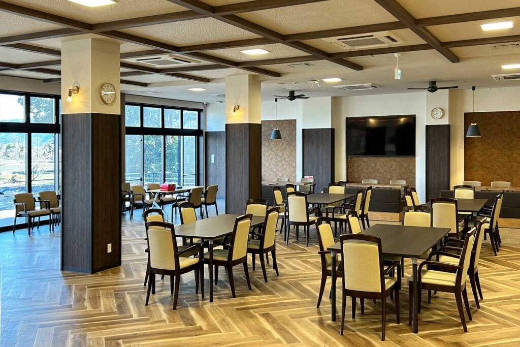 介護施設の食堂